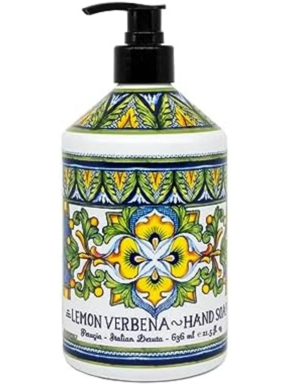 Luxurious Italian Hand Soap Set - 21.5 oz Bottles, 8 Pack - Lavender, Orange